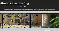 Desktop Screenshot of briansengineering.co.za